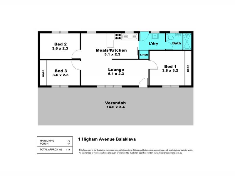1 Higham Avenue, Balaklava, SA 5461 - floorplan