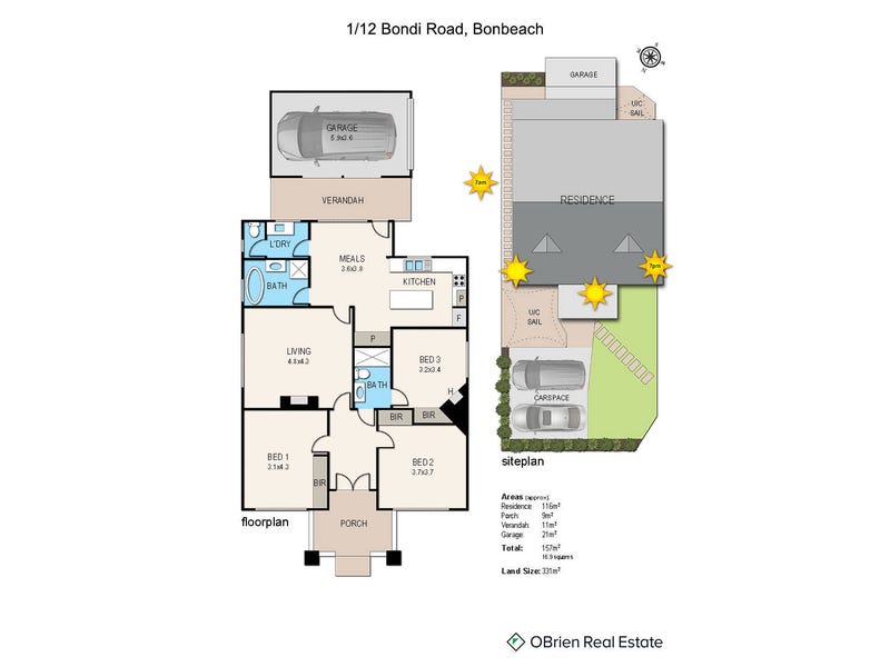 1/12 Bondi Road, Bonbeach, Vic 3196 - floorplan
