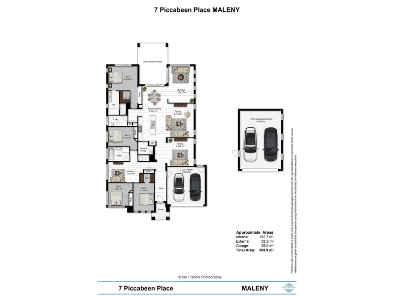 7 Piccabeen Pl, Maleny, Qld 4552 - floorplan