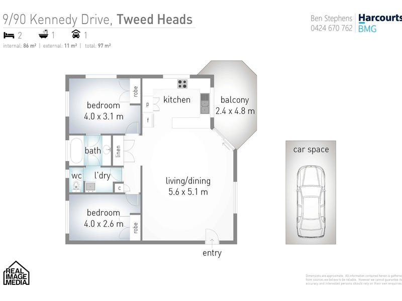 9/90 Kennedy Drive, Tweed Heads West, NSW 2485 - floorplan