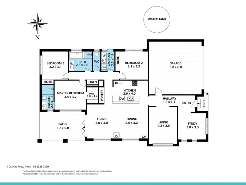 1 Quines Road, Musk, Vic 3461 - floorplan