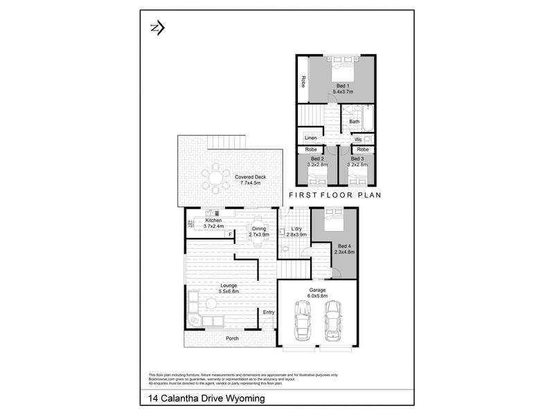 14 Calantha Drive, Wyoming, NSW 2250 - floorplan